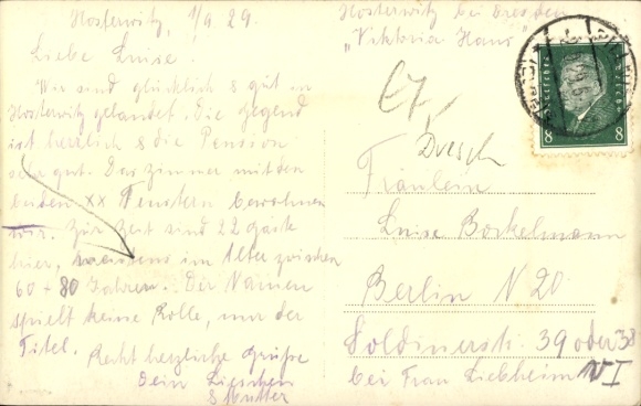 Photo Postcard Dresden Hosterwitz, Victoria House