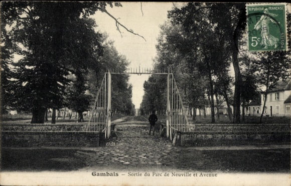 Ak Gambais Yvelines, Ausgang Parc de Neuville und Avenue