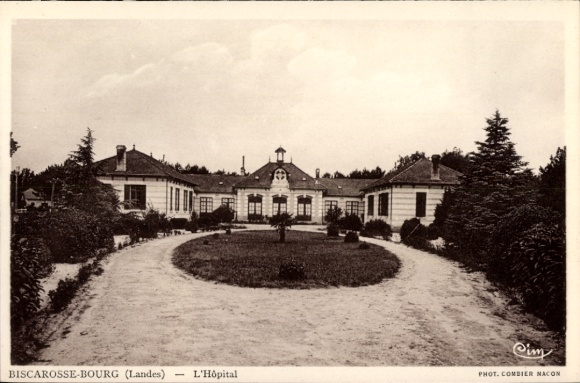 Postcard Biscarosse Bourg Landes, Hôpital
