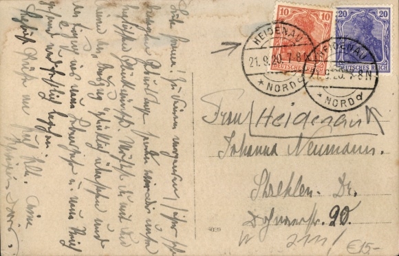 Photo Postcard Heidenau in der Nordheide, Villa, Child