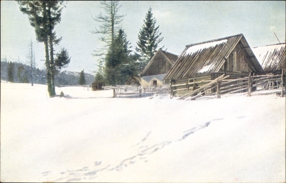 Postcard Mönichkirchen in Niederösterreich, Mönichkirchner Schwaig, Winter