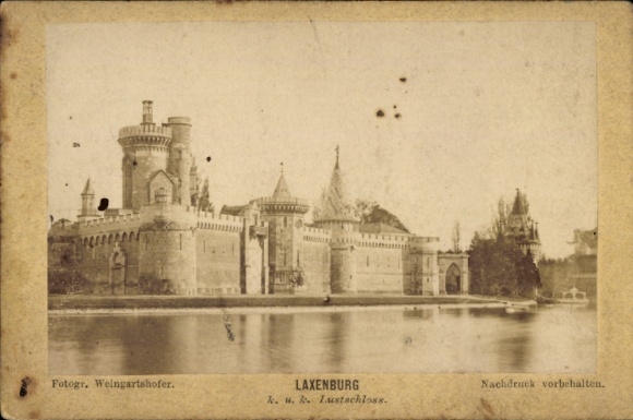 Cabinet Photo Laxenburg in Lower Austria, kuk pleasure palace