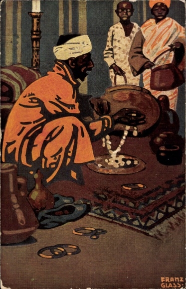 Artysta KP Glass, Franz, Afrykański handlarz