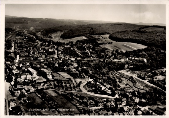 PC Sulzbach in Saarland, aerial photograph