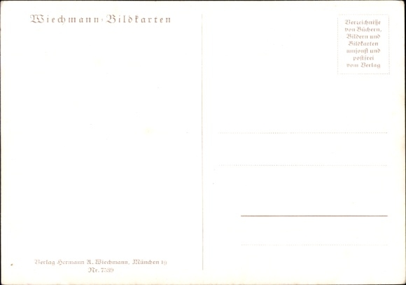 Artist Postcard Peiner, Werner, German Earth