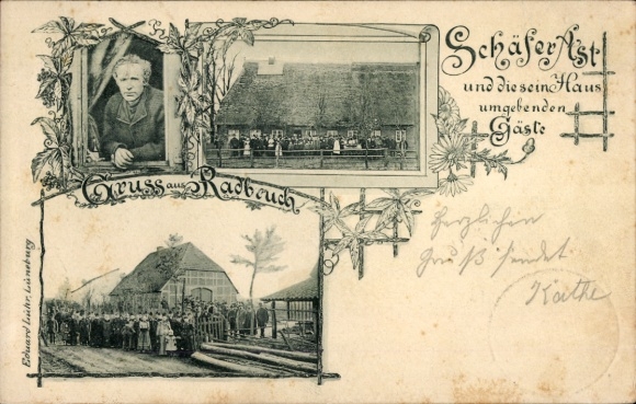 Postcard Radbruch in Lower Saxony, Schäfer Ast, farm