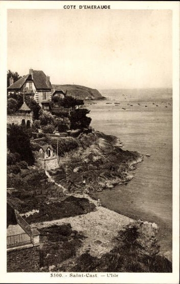 Postcard Satow in Mecklenburg, street section at the post office