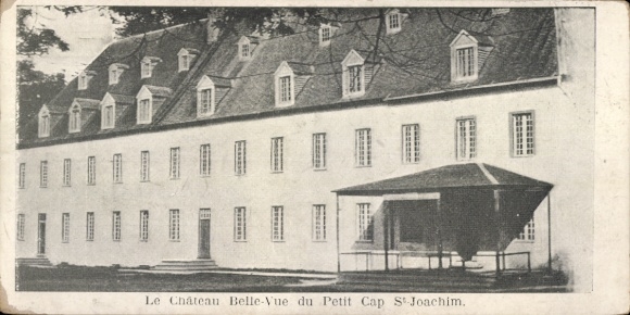 Postcard Québec Canada, Le Château Belle-Vue du Petit Cap St Joachim