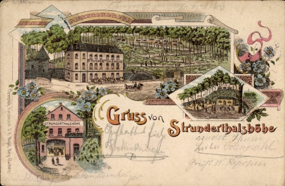Chromo-Litho Bergisch Gladbach, Strunderthalshöhe Inn