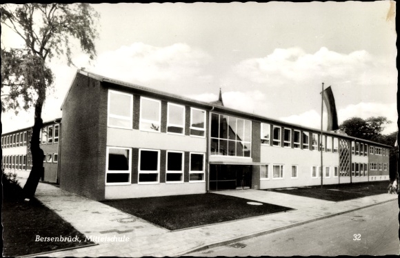 Ak Bersenbrück in Niedersachsen, Mittelschule