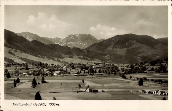 Ak Oy Mittelberg im Allgäu, Gesamtansicht