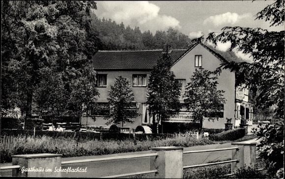 Postcard Höffe Odenthal, Gasthof zum Scherfbachtal