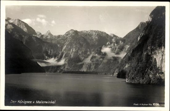 10 alte Ak Berchtesgaden, Königssee, verschiedene Ansichtens