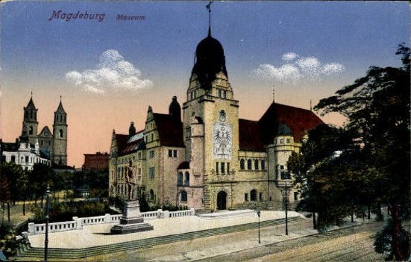 50 Ak Magdeburg Elbe, diverse Ansichten, kleinformatig