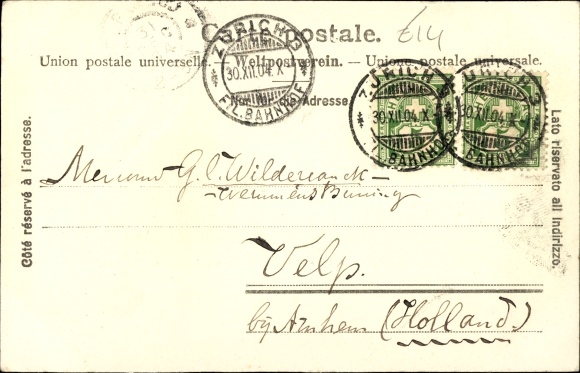 Chromo-Litho Zürich Stadt Schweiz, non-alcoholic Kurhaus Zürichberg