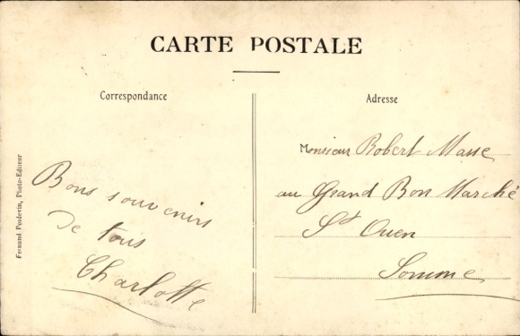 Postcard Le Crotoy Somme, Mouette