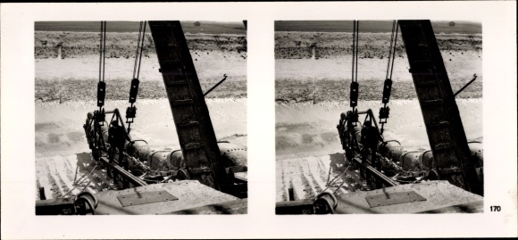 Stereo Raumbild Foto NS-Musterbetriebe 1937-38 Nr. 480 III/170 Bauunternehmung Stahlschmidt Meppen