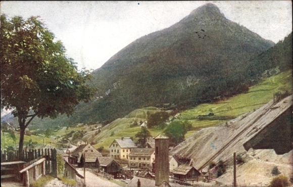 Postcard Bleiberg Kreuth Carinthia, general view