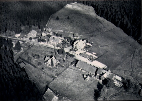 Postcard Torfhaus Altenau Schulenberg Clausthal Zellerfeld in the Upper Harz, aerial photograph