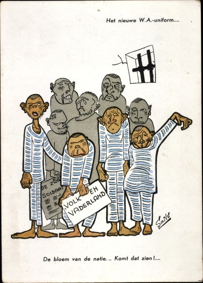 Künstler Ak Smits, Deutsche Wehrmachtssoldaten als verurteilte Kriegsgefangene, II. WK