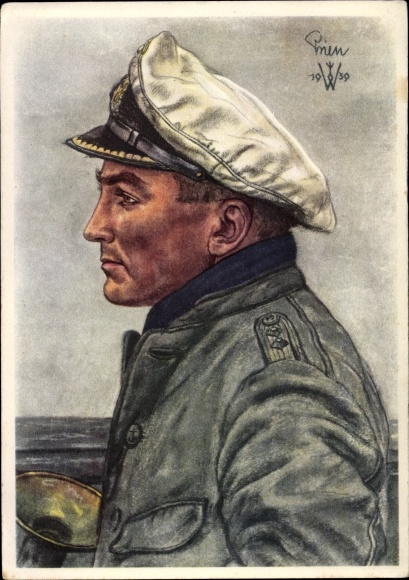 Artist PC Willrich, Wolfgang, Lieutenant Günther Prien, Knight&#39;s Cross recipient, VDA