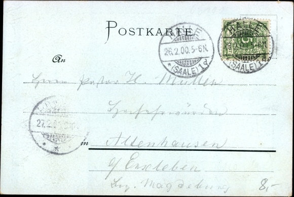 Postcard Kröllwitz Halle an der Saale, Bergschänke, bridge, view of the village and surroundings