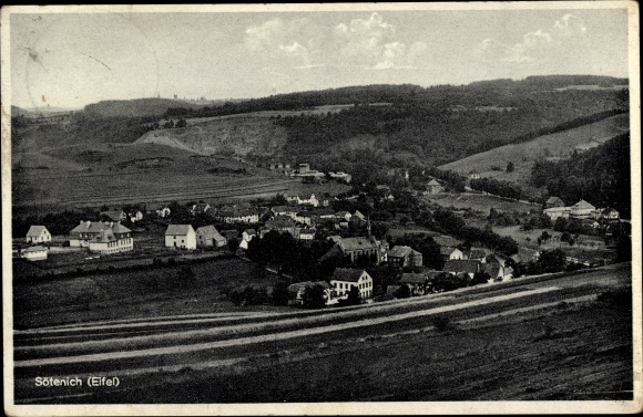 Postcard Sötenich Kall in the Eifel, general view