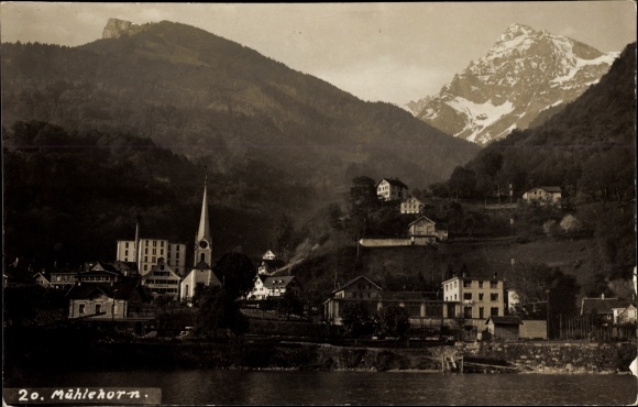 zdjęcie KP Mühlehorn, kanton Glarus, widok na miasto