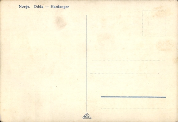 Ak Odda Noorwegen, Hardanger, stoomboot