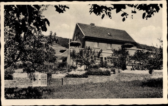 Postcard Bad Hönningen am Rhein, guesthouse Haus Schlick