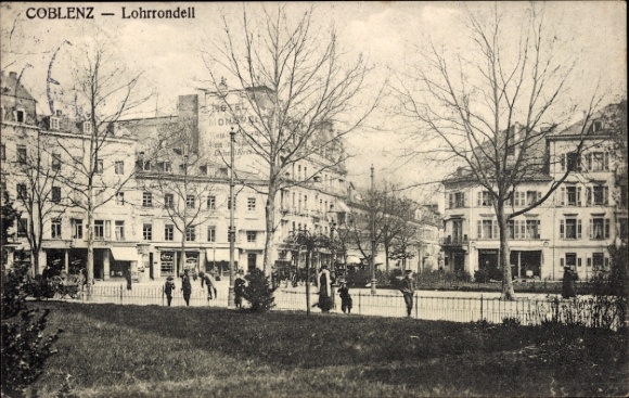 Ak Koblenz am Rhein, Löhrrondell