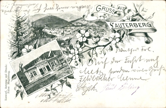 Ak Bad Lauterberg im Harz, algemeen beeld, gastenverblijf