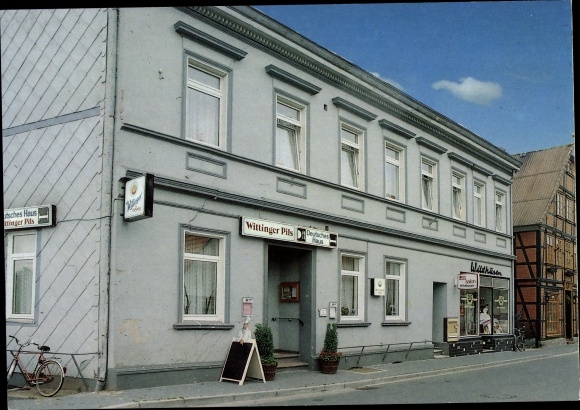 Postcard Wustrow in Wendland, German House