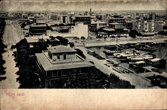 KP Port Said Egipt, widok na miasto