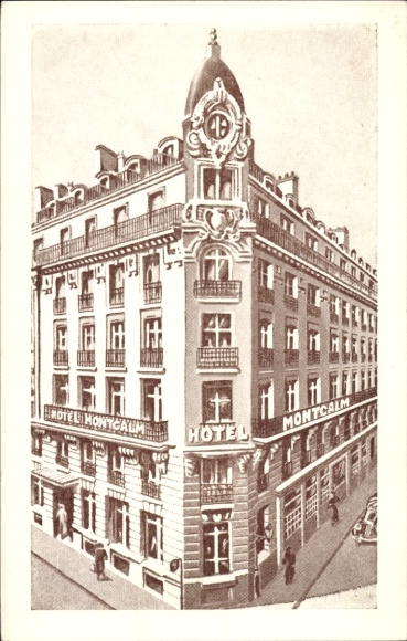 Ansichtkaart Paris X., Hotel Montcalm, Rue de Hauteville