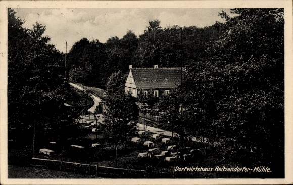 Ak Dresden Schönfeld Weißig Reitzendorf, Dorfwirtshaus Reitzendorfer Mühle