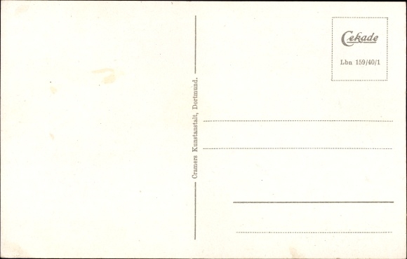 Postcard Bad Liebenstein in the Thuringian Forest, house Holsatia