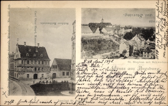 PC Augsburg in Swabia, St. Stephan Institute, Reifenstein Sterzing Castle, misprint