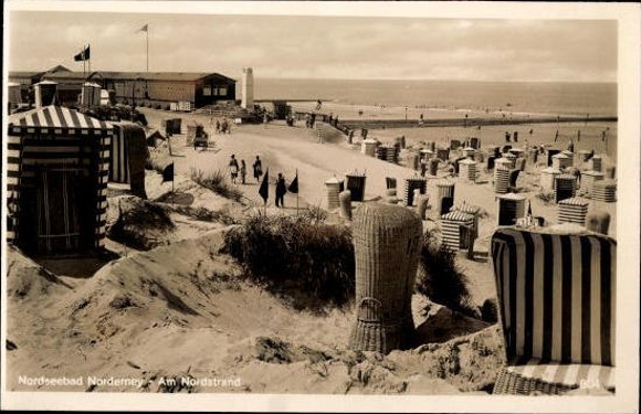 11 Postcard Norderney in the North Sea