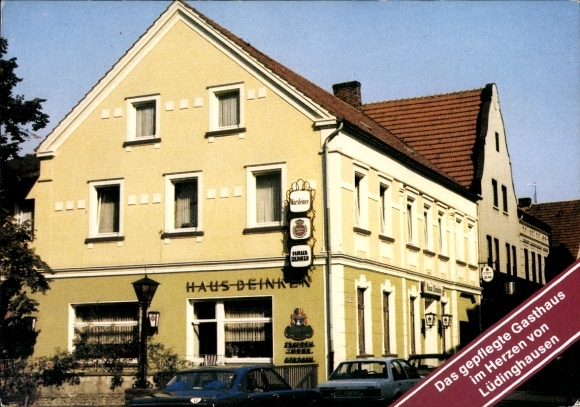 Postcard Lüdinghausen Münsterland, Haus Deinken, Mühlenstraße 2