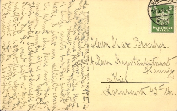 Postcard Hamburg Mitte Altstadt, Intime Bar, Hermannstraße 39