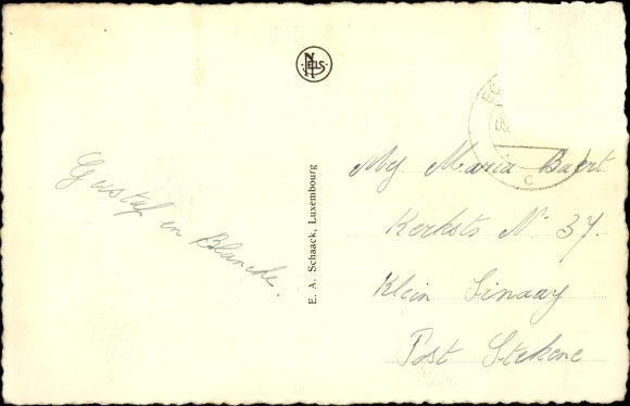 Postcard Echternach Luxembourg, Petite Suisse Luxembourgeoise, panorama