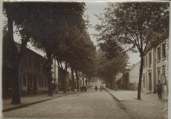 Original photo Soltau, Walsroderstraße, around 1900