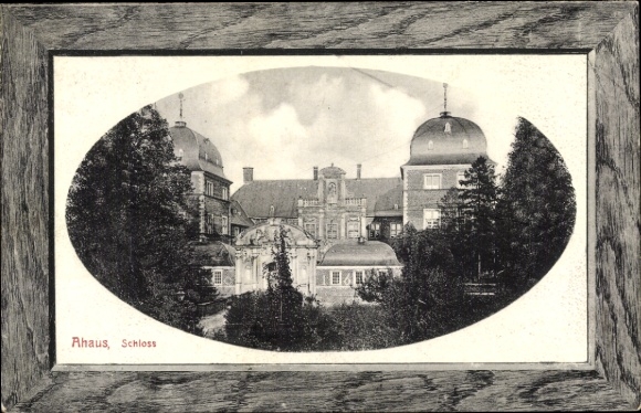 Präge Passepartout Ak Ahaus im Münsterland Westfalen, Schloss