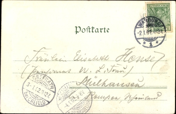 PC Warburg in Westphalia, partial view