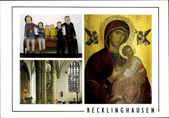 9 old PCs Recklinghausen in Westphalia, various views