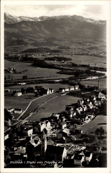 Ak Blaichach im Allgäu, Luftaufnahme