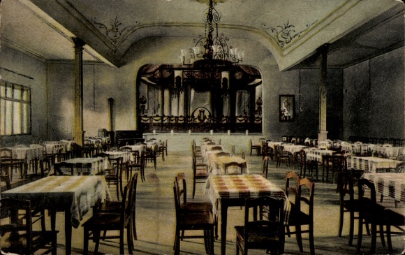 Ak Oberfriedersdorf Neusalza Spremberg in Sachsen, Gasthaus zum Kretscham, Innenansicht