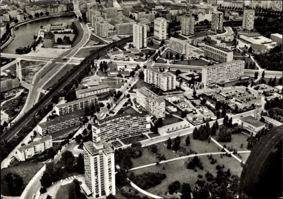 PC Berlin Tiergarten, aerial photograph, Hansaviertel