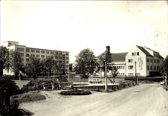 Ak Jößnitz im Vogtland, FDGB Erholungsheim Richard Mildenstrey